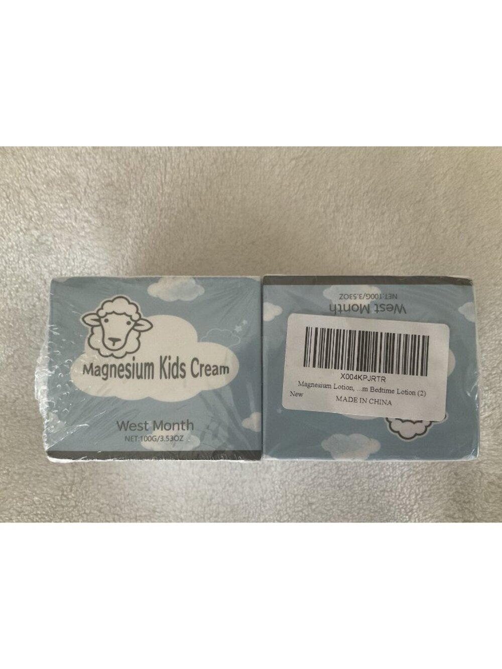 2x Magnesium Kids Cream 3.53oz  for Sleep Topical Magnesium Cream EXP2028